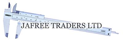 VERNIER CALIPER WITH THUMB CLAM 0-150MM /0-6" INSIZE