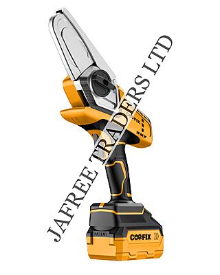 COOFIX CORDLESS MINI CHAIN SAW 20V WITH 2 BATTERIES AND CHARGER