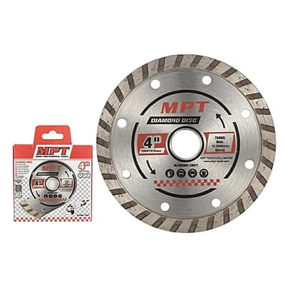 DRY DIAMIND DISC 4.5"-MPT
