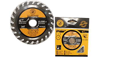 TCT CIRCULAR SAW BLADE 4.5" X 40TH-UNIVERSAL BRAND