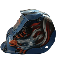 AUTO DARKENING SOLAR POWER WELDING HELMET-EAGLE