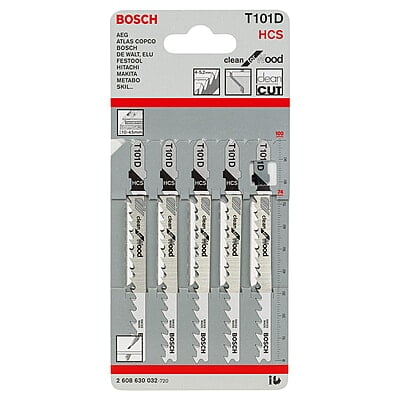 T101D JIGSAW BLADES FOR WOOD