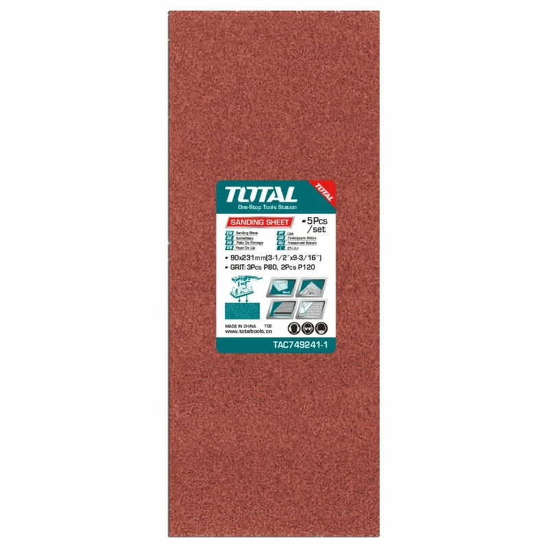 SANDING SHEET SET 90X231MM